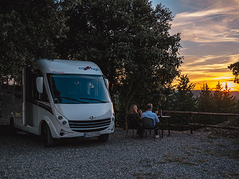 L'accoglienza di camper, caravan e tende nelle aziende agricole toscane: norme e modalità