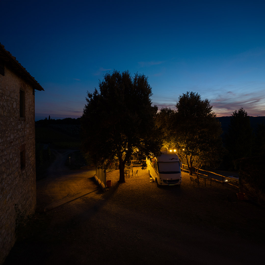 L'accoglienza di camper, caravan e tende nelle aziende agricole toscane: norme e modalità